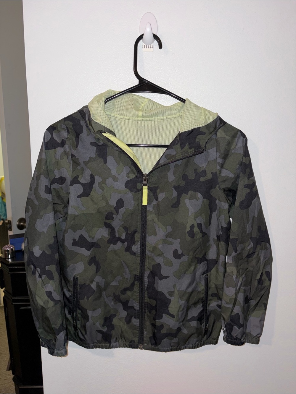 DSG Kids Camo Swim Rashguard Jacket - Olive Green, Black, Gray